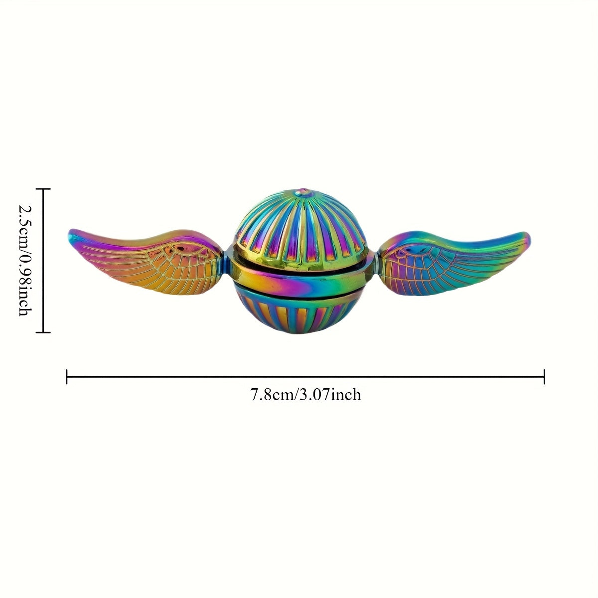 Enchanted Unicorn Fidget Spinner with Wings - Metal Relax Spinner