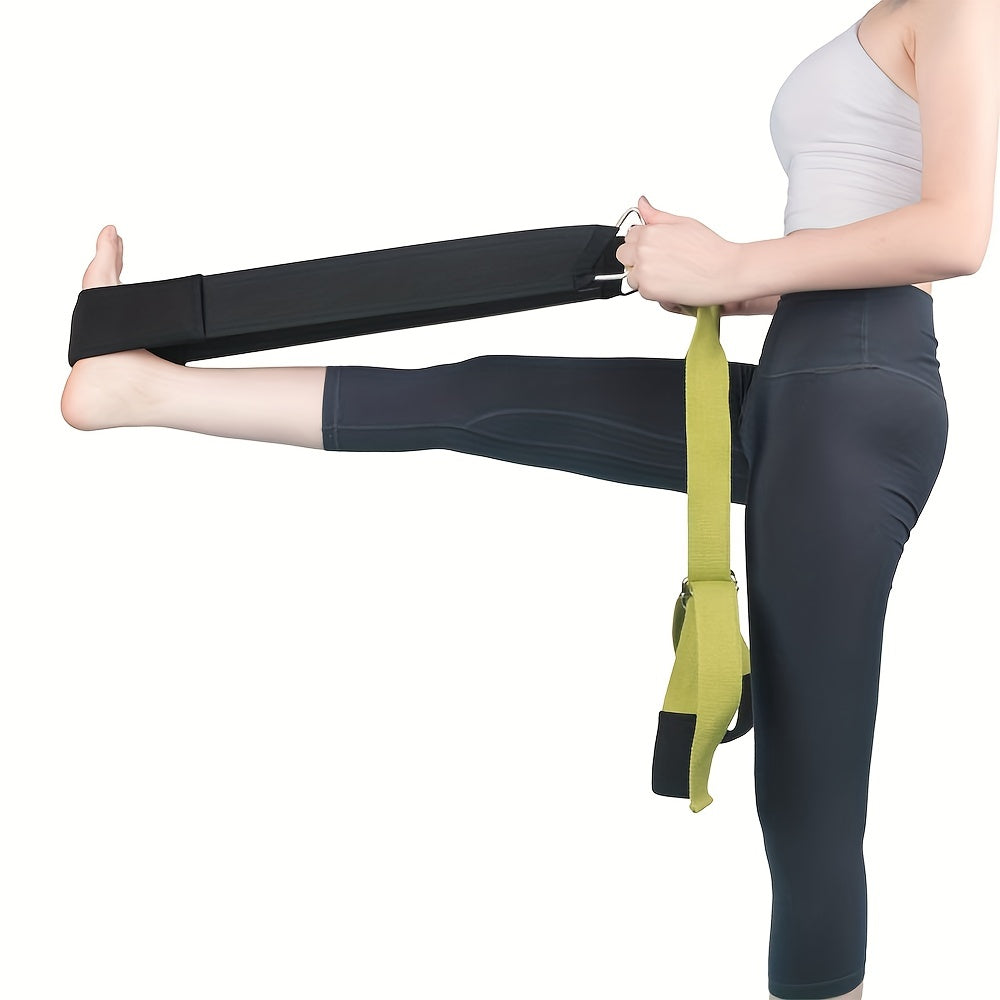 Yoga Stretching Strap Leg Stretcher Elastic Band For Exercising