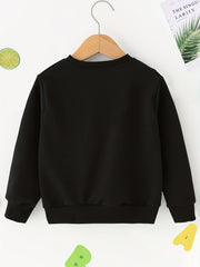 Baby Boys Letter Graphic Sweatshirt Top Kids Clothes