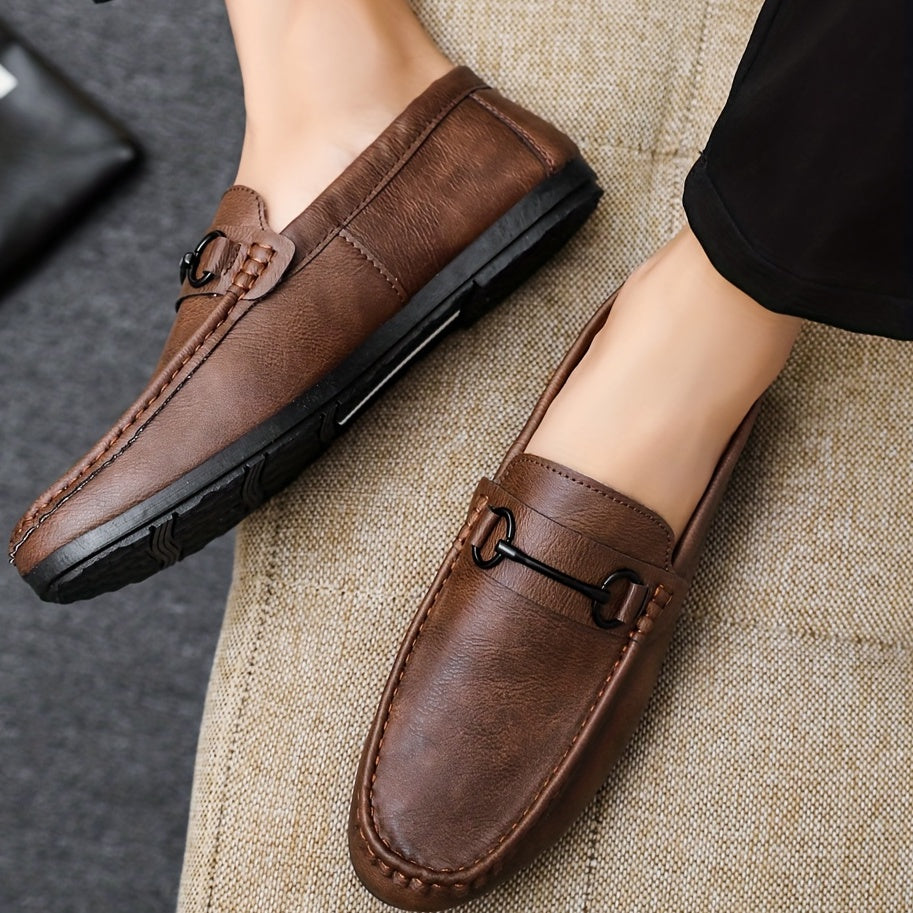 Men's Horsebit Loafers Comfy and Non Slip Smart Casual Shoes