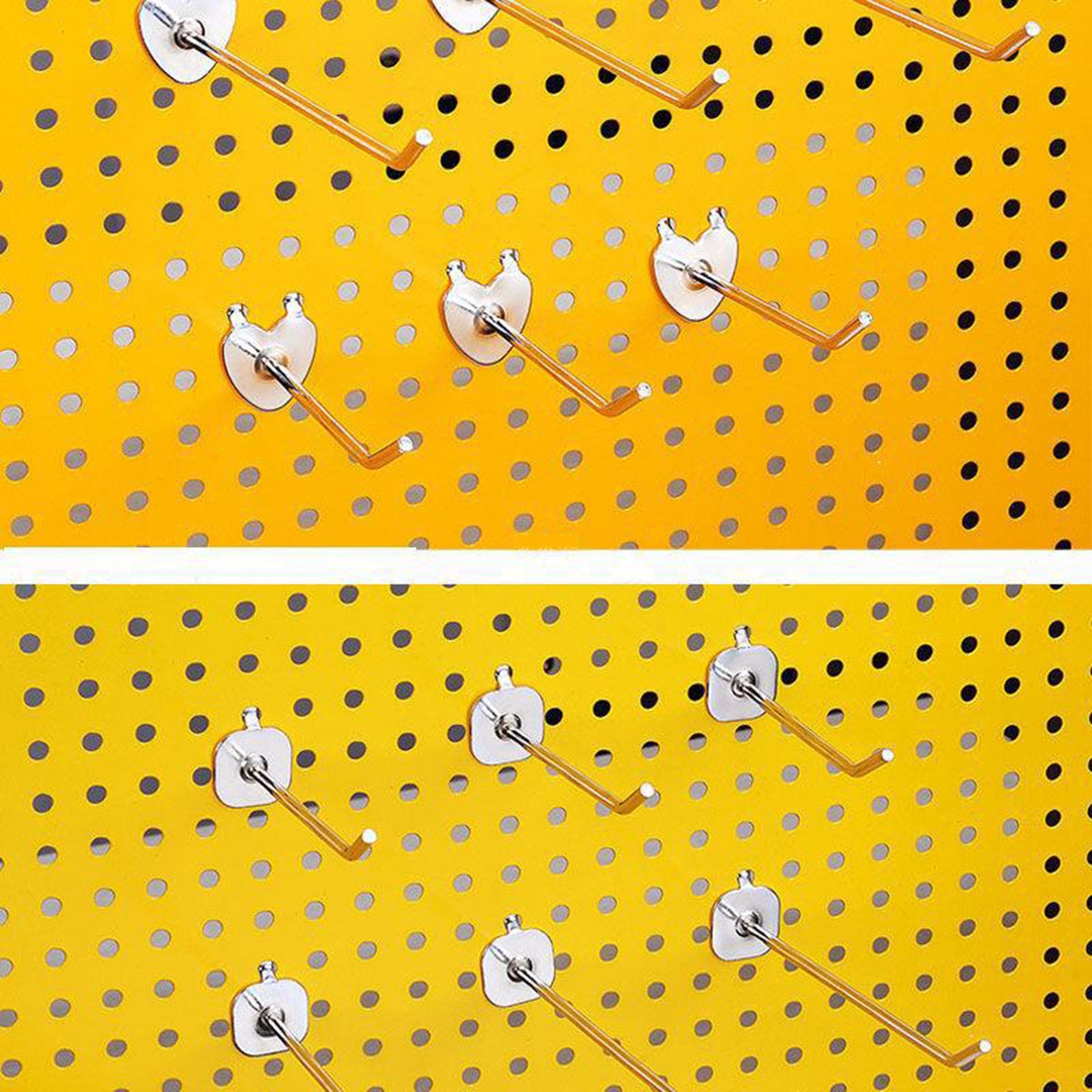 40pcs Wall Mounted Pegboard Hook Set Tool Storage And Display Hook