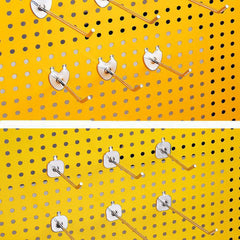 40pcs Wall Mounted Pegboard Hook Set Tool Storage And Display Hook