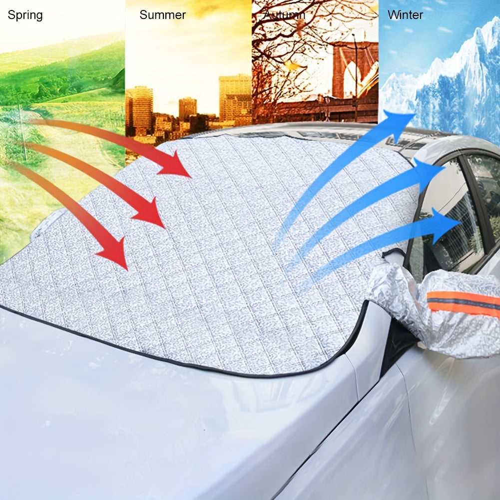 Magnetic Car Sunshade Anti UV Heat Insulation Snow Shield Cover