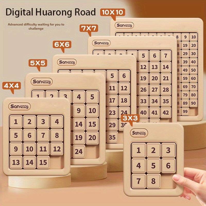 Sanxing Huarong Road Puzzle 10x10 Advanced ABS Material