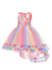 Unicorn Girls Princess Dress