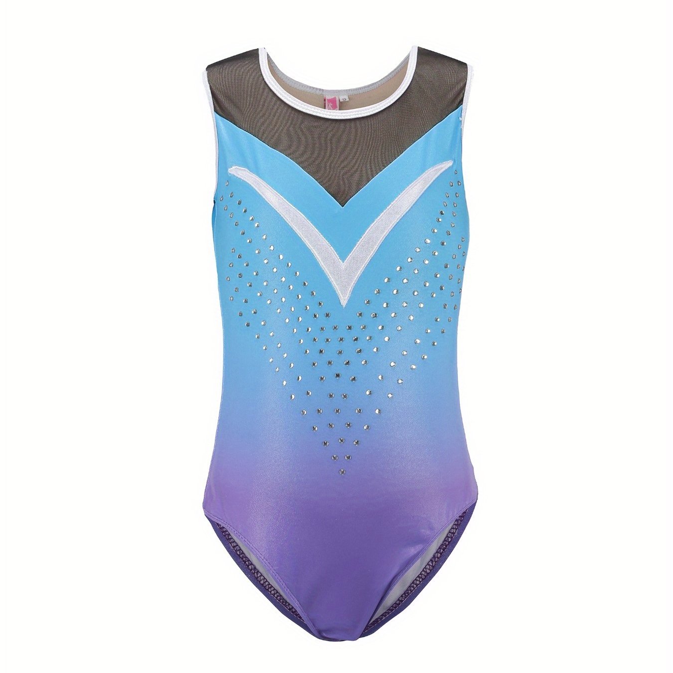 Breathable Stretchy Sleeveless Ballet Leotard Girls Dance Suit
