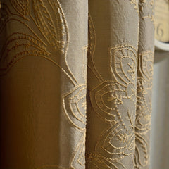 American Flower Jacquard Curtain for Stylish Home Decor
