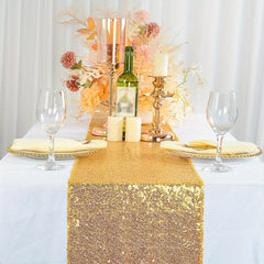 Polyester Sequin Table Runner Thanksgiving Christmas Wedding Decor