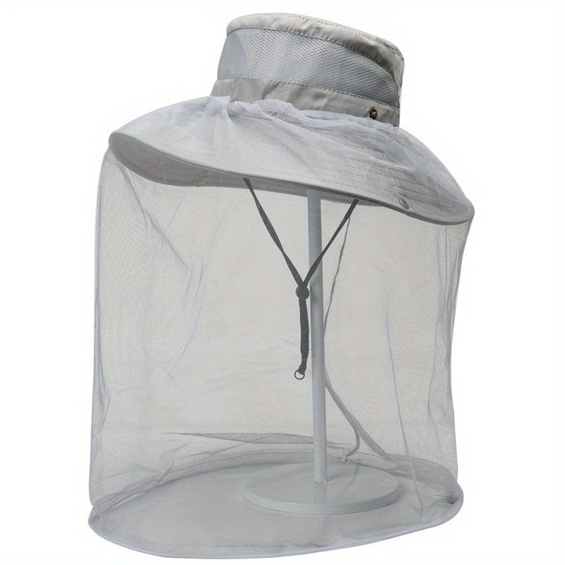 Summer Outdoor Mesh Mosquito-proof Hat Sunscreen Quick Drying Fisherman Hat