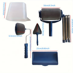 6pcs Set Paint Roller Corner Brush Tools Wall Painting Roll DIY Household