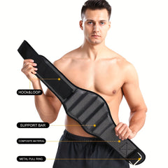Sports Fitness Belt Weightlifting Squat Waist Support Tummy Control