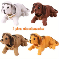 Fun Nodding Puppy Car Dashboard Toy Random Shaking Head Dog Figurine