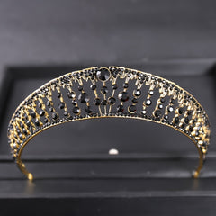 Silver Rhinestone Crystal Tiara Bridal Crown Wedding Hair Accessories