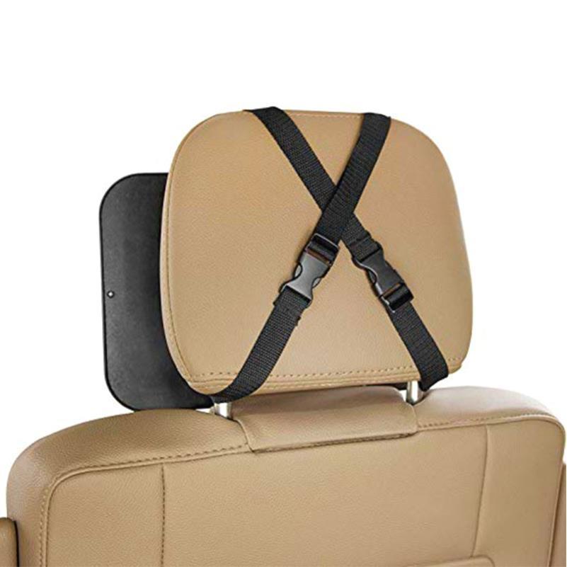 Adjustable Kids Car Mirror with Secure Straps Shatterproof Convex View