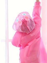 Kids Waterproof Animal Hooded Raincoat - Gift