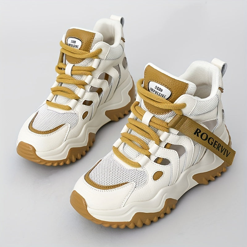 Women's High Top Sports Sandals Casual Hollow Outdoor Shoes