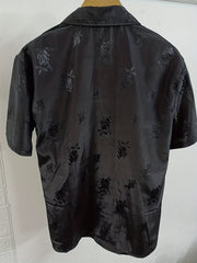 Men's Floral Print Short Sleeve Shirt for Summer Vacation