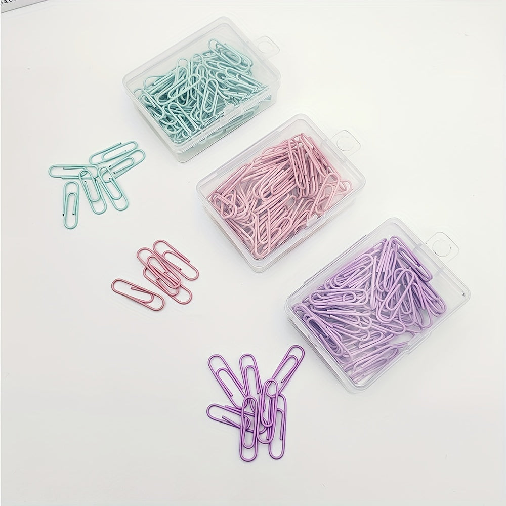 Cartoon Paper Clip Organizer 20/50pcs School Office Supplies Stationery Bookmark