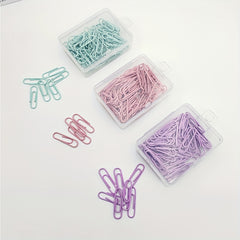 Cartoon Paper Clip Organizer 20/50pcs School Office Supplies Stationery Bookmark