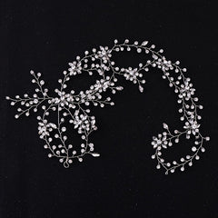 Rhinestone Crystal Headband Tiara Hairband for Bride