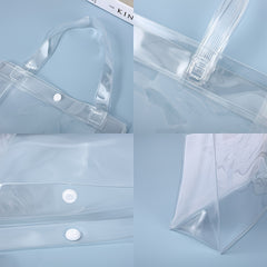 Transparent Test Paper Storage Bag PVC Information File Folder