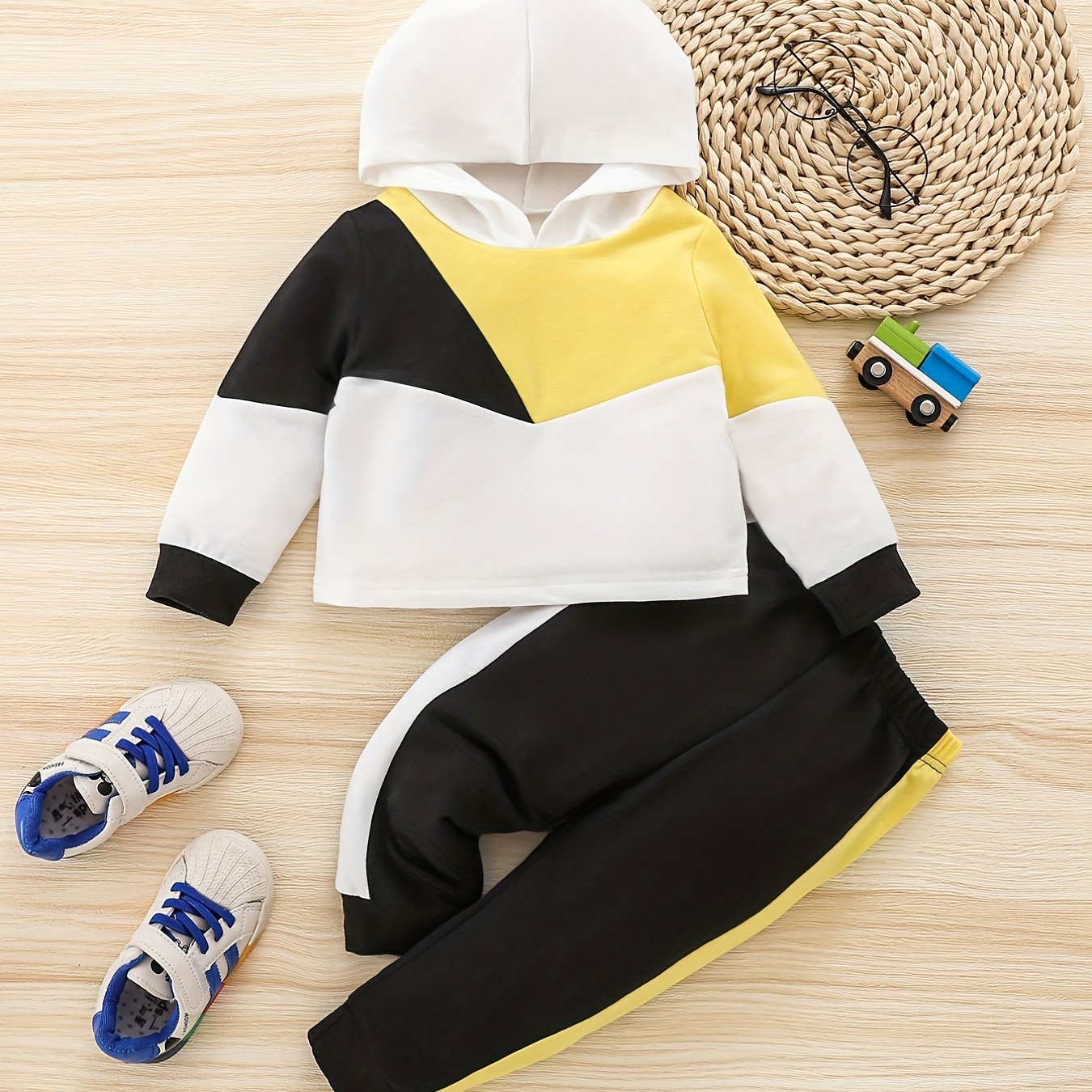 Baby Boys Long Sleeve Hoodie Long Pants Set