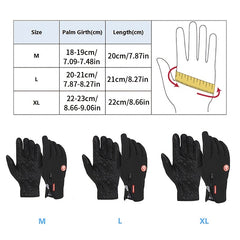 Warm Waterproof Touch Screen Gloves for Winter Outdoor Activities