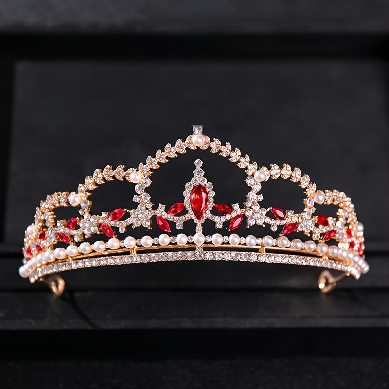 Crystal Bridal Queen Big Crown Wedding Tiara Hair Accessories