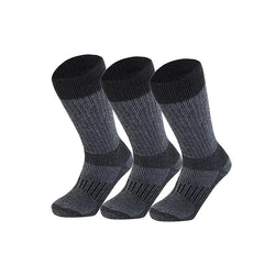 3 Pairs Men's Outdoor Wool Socks for Running Training Skiing