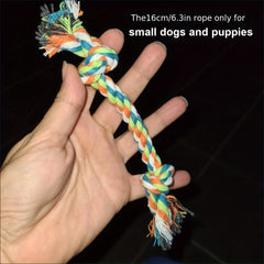 1pc Dog Toy Molar Bite Rope Knot Chew Toy