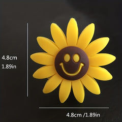 Sunflower Smiley Car AC Outlet Decoration