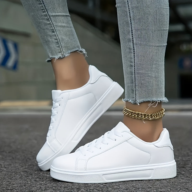 Lightweight Flat Skate Shoes Non Slip Round Toe Sneakers