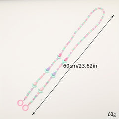 Tulip Flower Beads Cross Chain Freshy Bag Shoulder Strap
