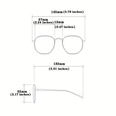 Men's UV400 Pilot Sunglasses Driving Sun Glasses Vintage Style