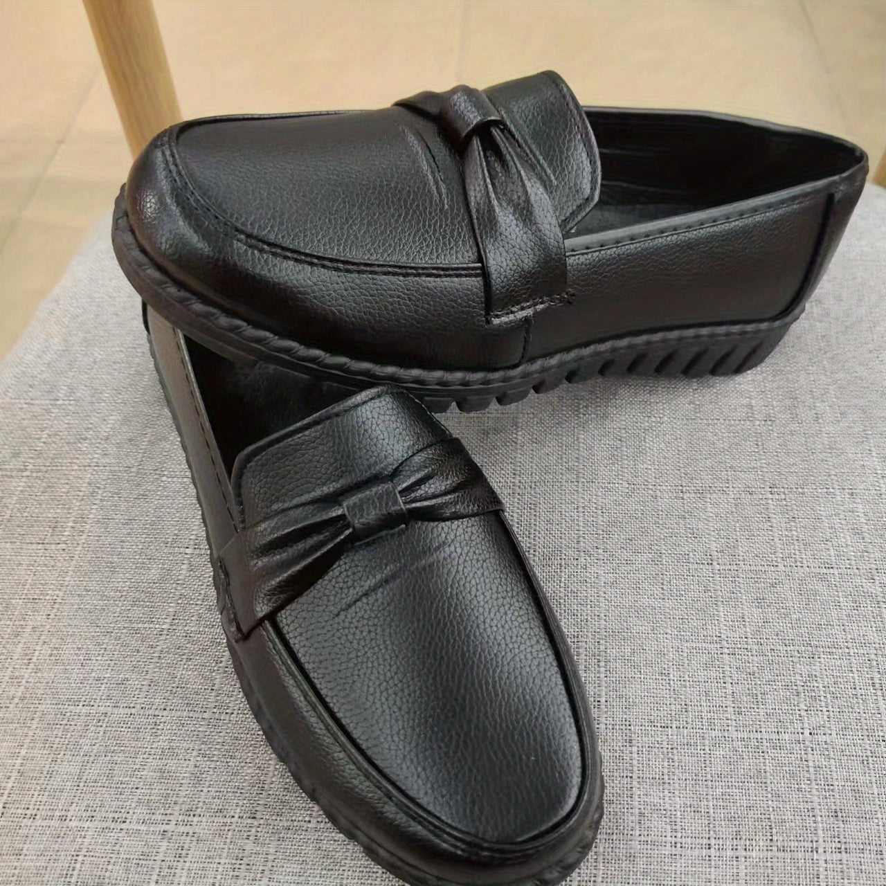 Women's Bowknot Flat Shoes Slip On Casual Walking Work Flats