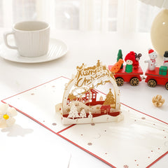 3D Pop Up Christmas Card - Winter Wonderland