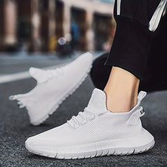 Men's Lightweight Knitted Walking Shoes Breathable Summer Casual Shoes