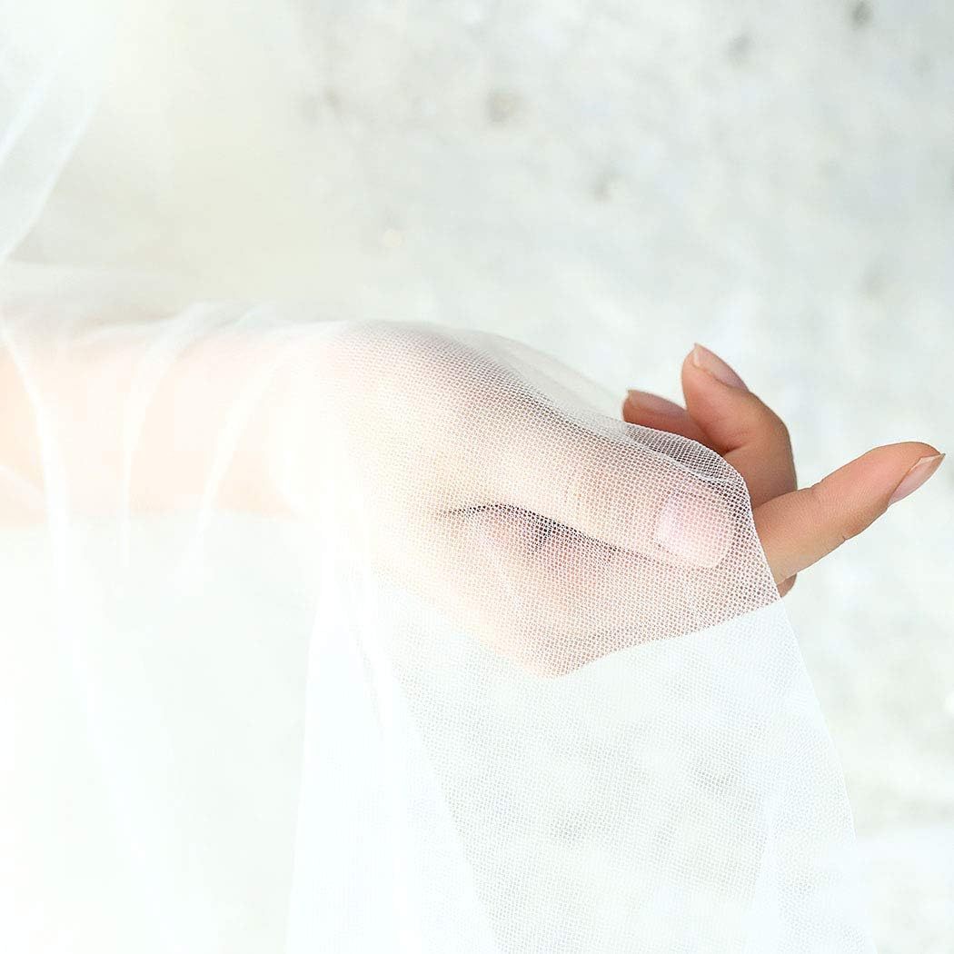 French Bridal Veil Cathedral Length Wedding Veil 299 Blonde