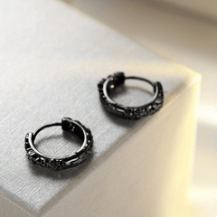 Chinese Style Embossed Earrings - Holiday Party Boys Accessories
