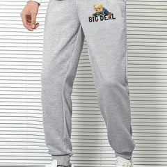 Men's Comfy Drawstring Joggers Loose Fit Stretch Pants