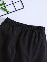Boys Casual Elastic Waist Cargo Pants Jogger Pants With Pocket