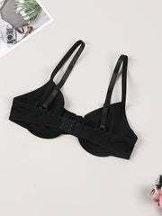 Comfy Solid Push Up Bra Women's Lingerie