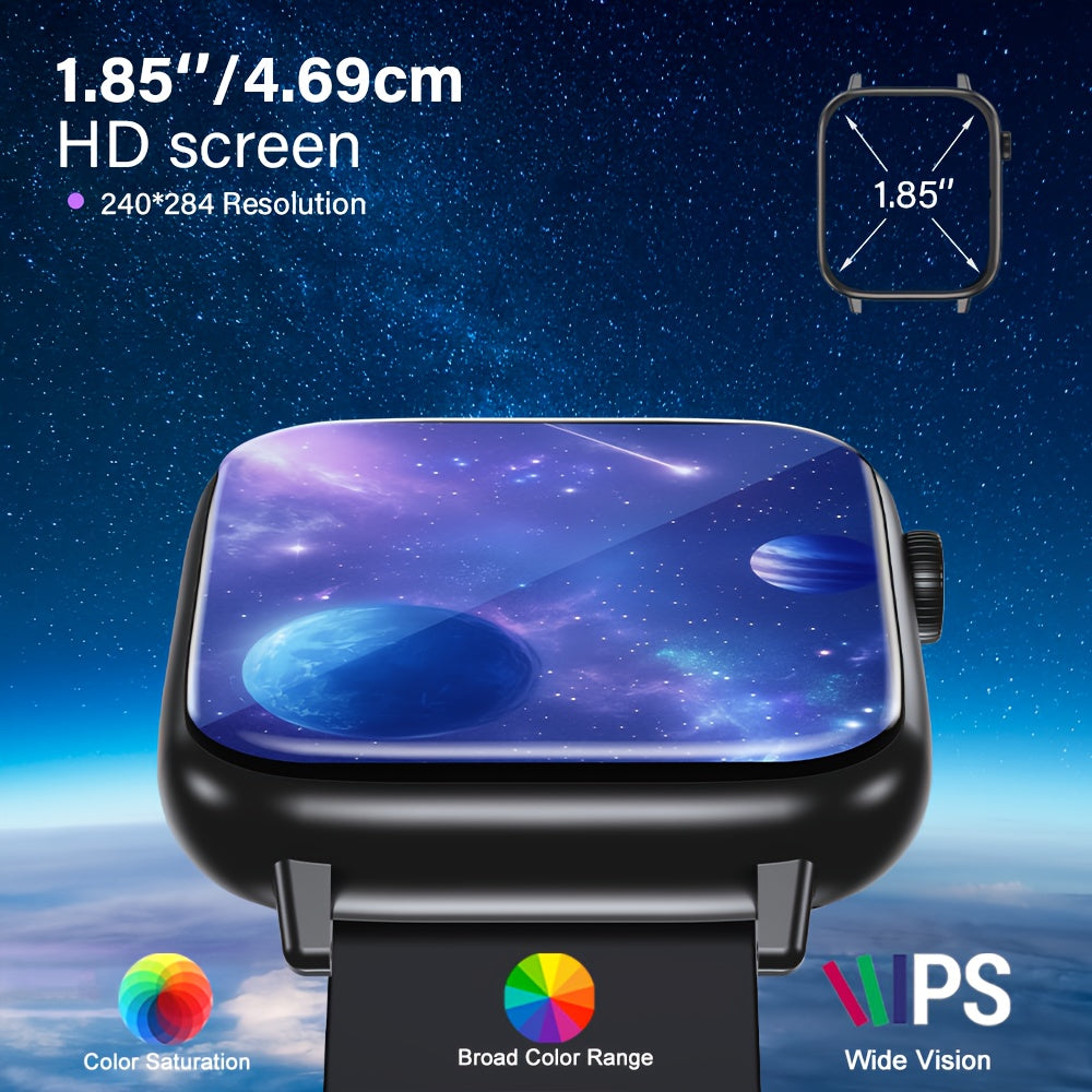 LAXASFIT High Smart Watch 4 HD Display Multiple Sports AI Voice Control