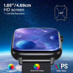 LAXASFIT High Smart Watch 4 HD Display Multiple Sports AI Voice Control