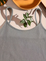 Solid Waffle Lounge Set Long Sleeve Robe & Crew Neck Cami Top & Shorts