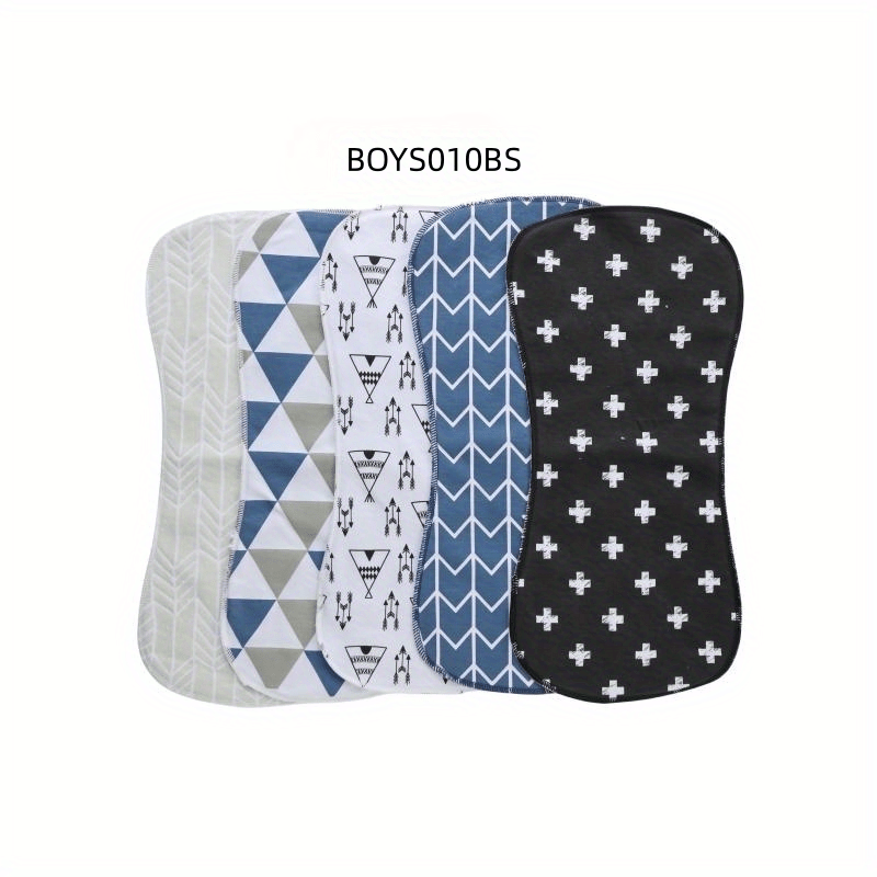 Soft Cotton Burp Cloths for Baby Girl and Boy