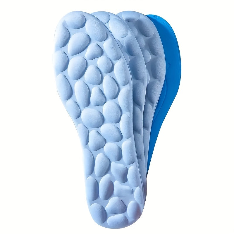 5D Memory Foam Orthopedic Massage Insoles For Shoes Women Men