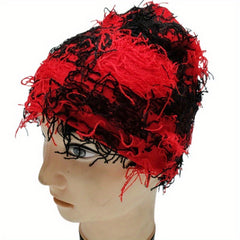 Street Knit Hat Tassel Balaclava Ski Mask For Couple