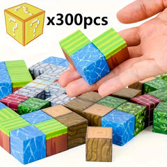50 100pcs Magnetic Building Blocks Set for Boys Girls Cube Building Toys