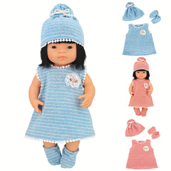 6 Sets Doll Clothes Gift for 14 18 Inch Infant Baby Dolls